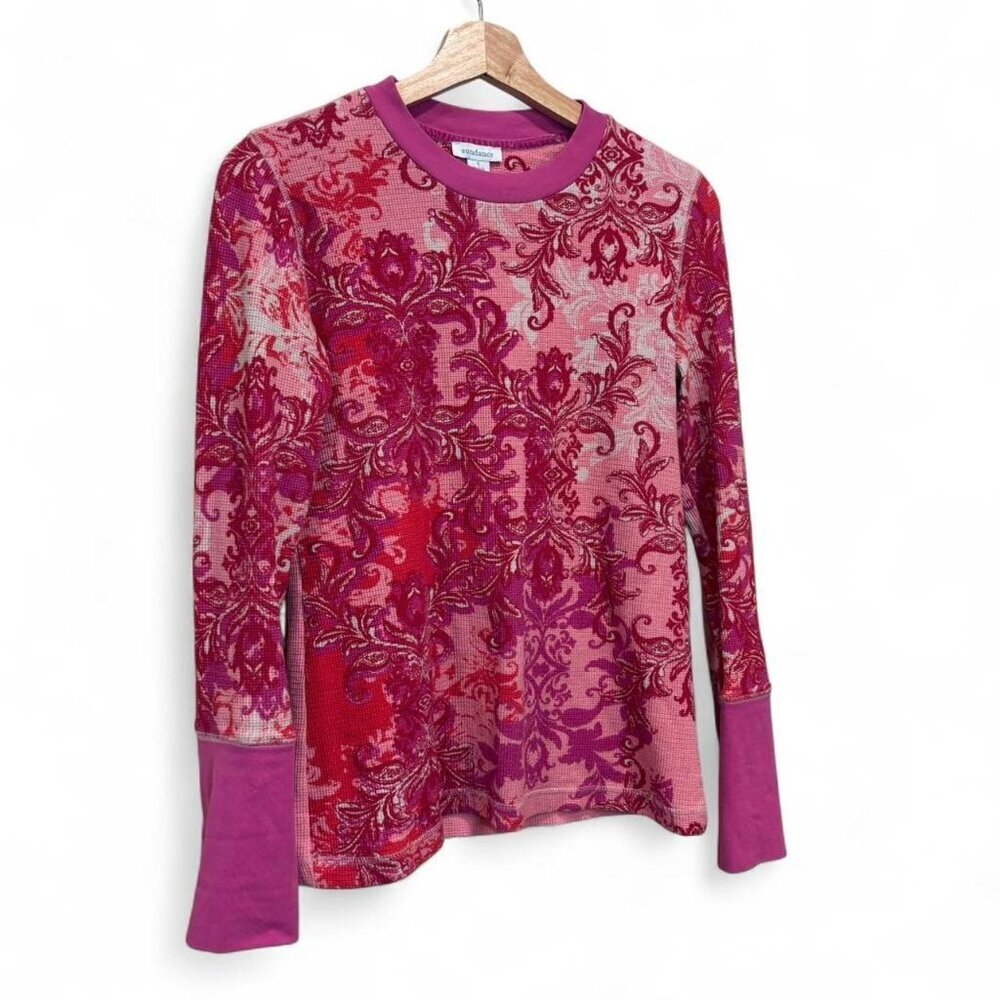 Sundance Meadow Mist Pink Thermal Top – Women’s Size S